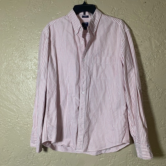J.Crew Men’s Slim Flex Oxford Shirt Sz L - Picture 1 of 5